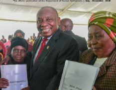 BNG Human Settlements Sector Journal | July - November 2018