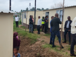 Inspections of various sites used to accommodate flood victims in KwaZulu-Natal